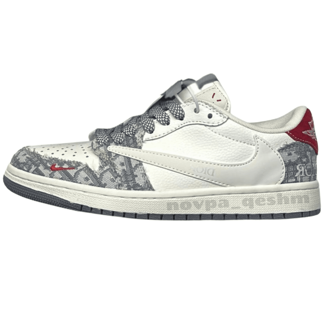 نایک ایر جردن وان لو تراویس اسکات دیور-NIKE AIR JORDAN 1 LOW TRAVIS SCOTT X DIOR — تصویر ۵