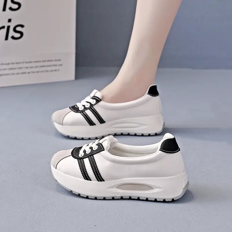 کفش کتونی فانتزی زنانه لژدار عروسکی Women’s Platform sneakers — تصویر ۵