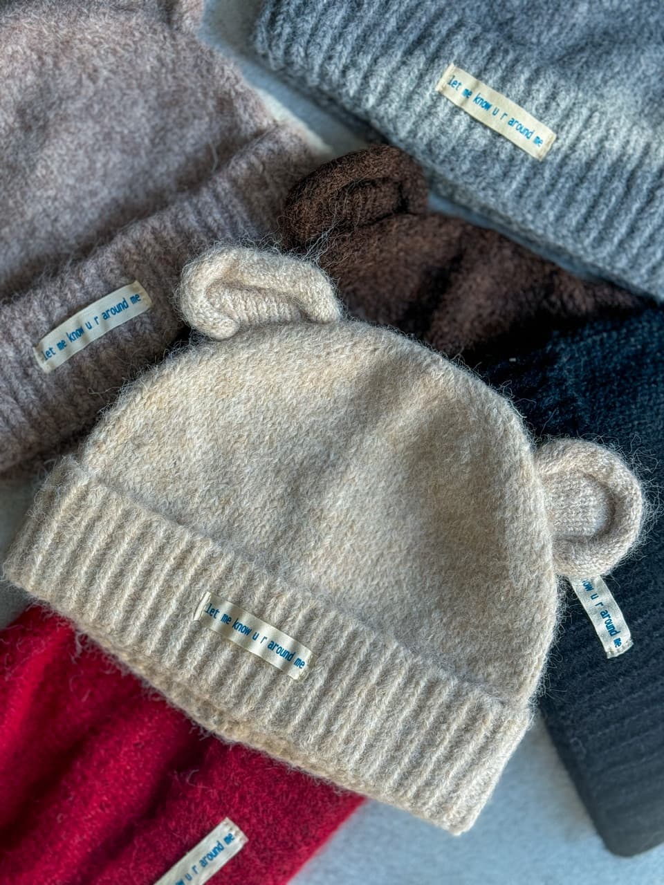 کلاه بافت موهر گوش دار Teddy Beanie کد 575 — تصویر ۲
