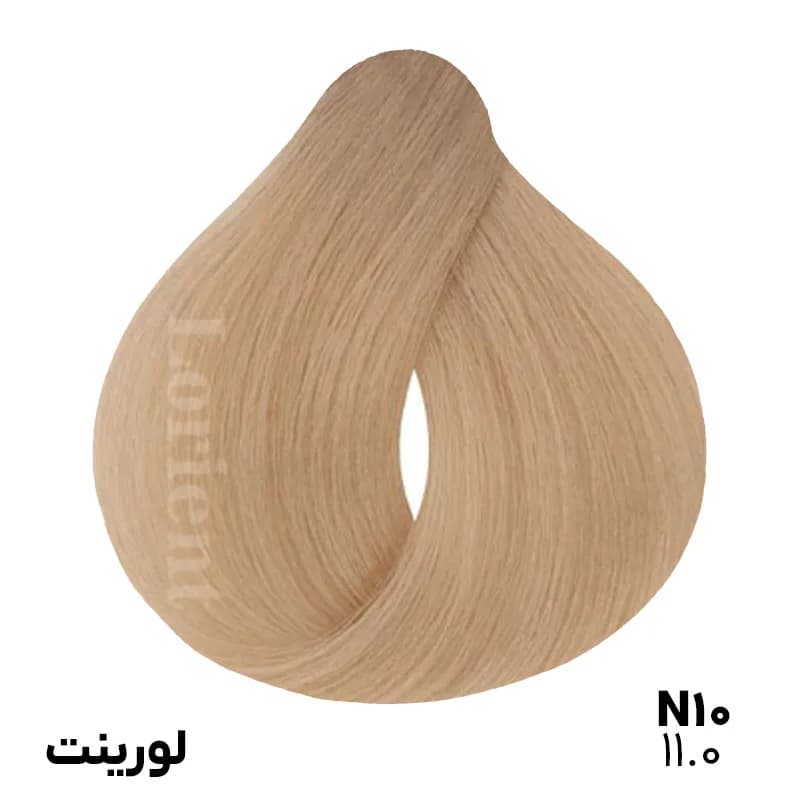 رنگ مو لورینت (11.0)N10 بلوند پلاتینه خیلی روشن 100 میلی لیتر — تصویر ۲