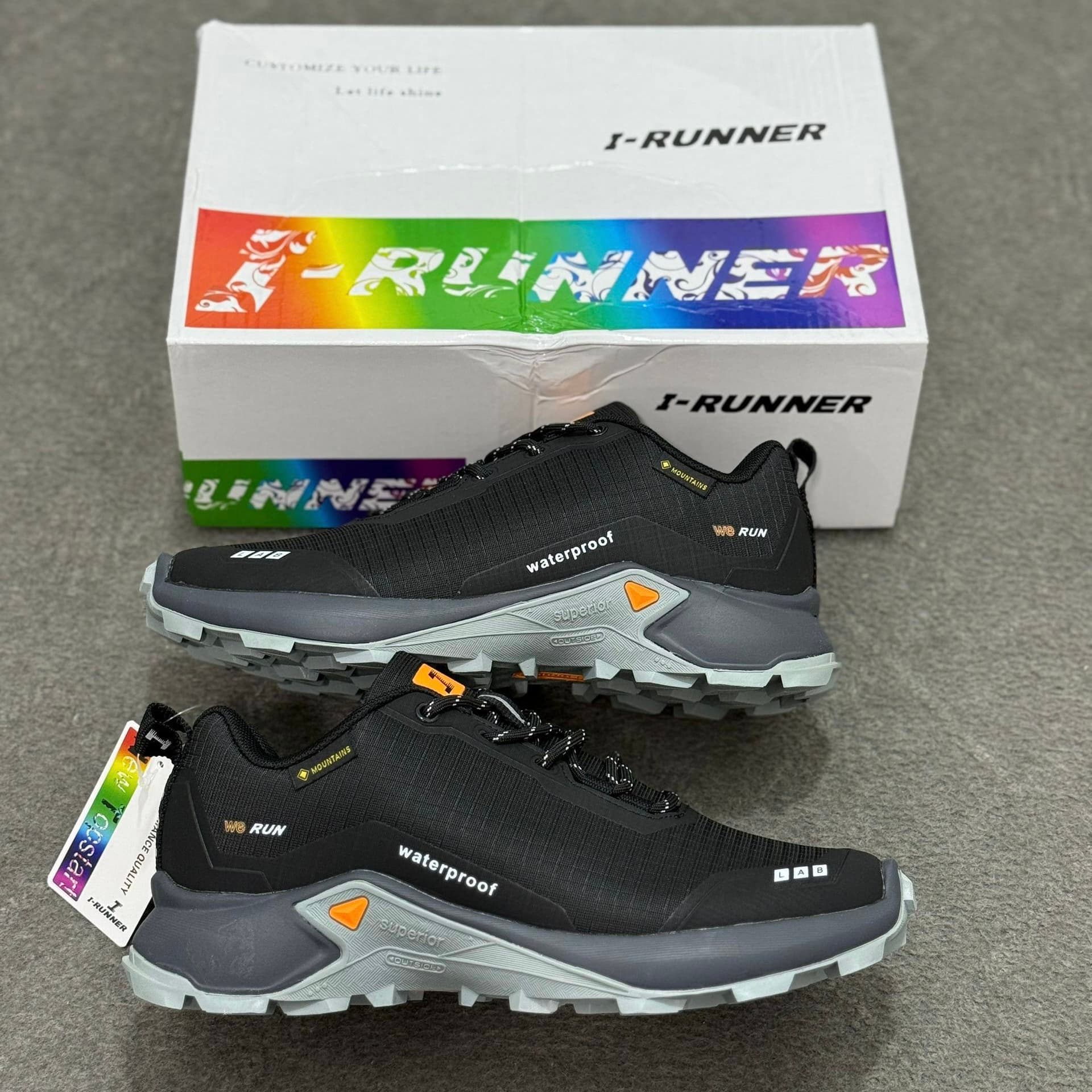 کفش کتونی طبیعت گردی و کوهنوردی ضد آب آی رانر I-RUNNER Waterproof Shoes — تصویر ۴