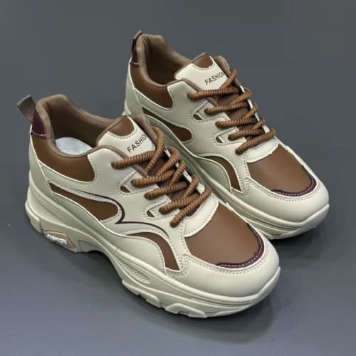 کتونی اسپرت لژدار طبی زنانه مدل فلای | کفش فانتزی راحتی Women Fly sneakers — تصویر ۸