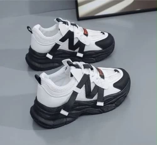 کتونی اسپرت لژدار طبی زنانه مدل مارینا | کفش فانتزی راحتی Marina womens platform sneakers — تصویر ۱۰