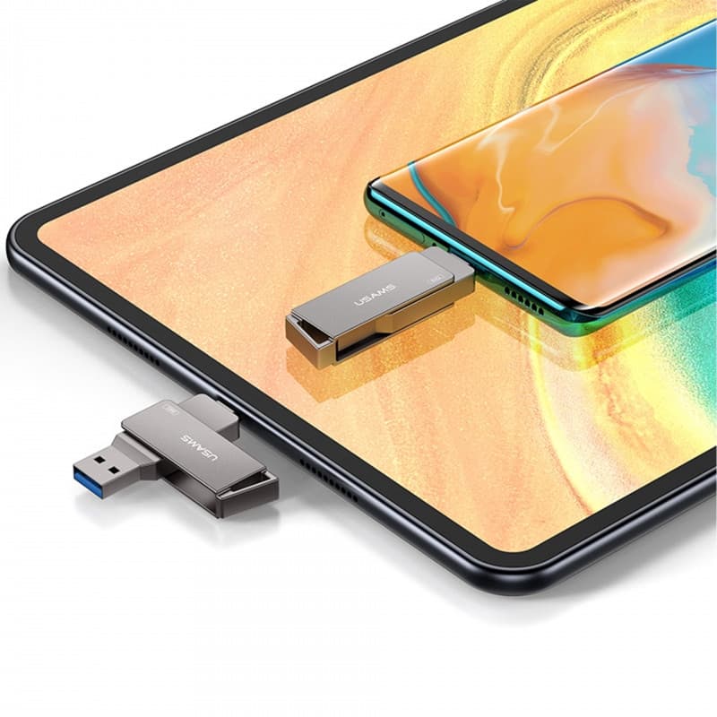 فلش مموری یوسمز مدل Typec-Usb3-High Speed-ZB200 ظرفیت 64 گیگابایت — تصویر ۳