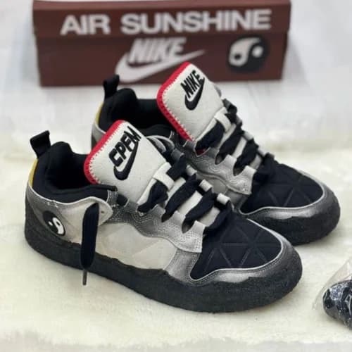 کفش کتونی مردانه نایک دانک لو سانشاین Nike CPFM Flea 1 Cactus Plant black — تصویر ۶
