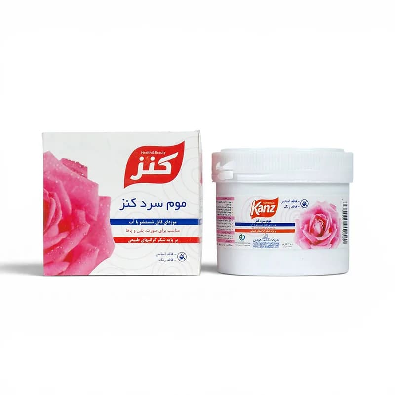 موم سرد کنز گل محمدی حجم 300 گرم — تصویر ۲