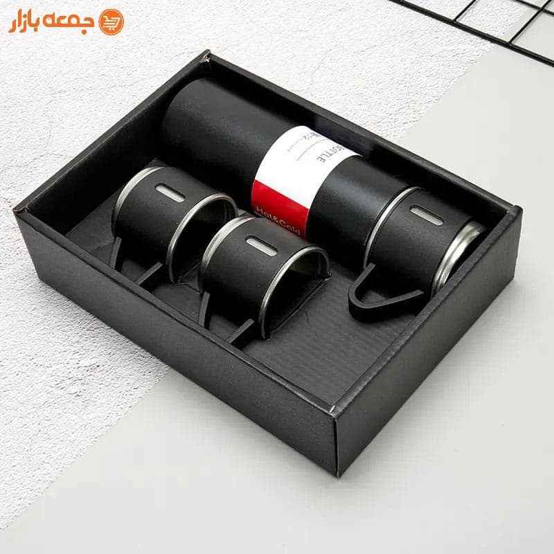 فلاسک 3 لیوانه استیل — تصویر ۵