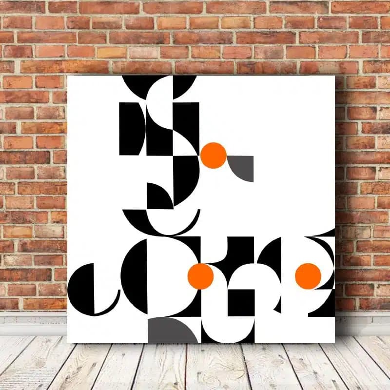 تابلو دکوراتیو تایپوگرافی مدرن کد1481 — تصویر ۳