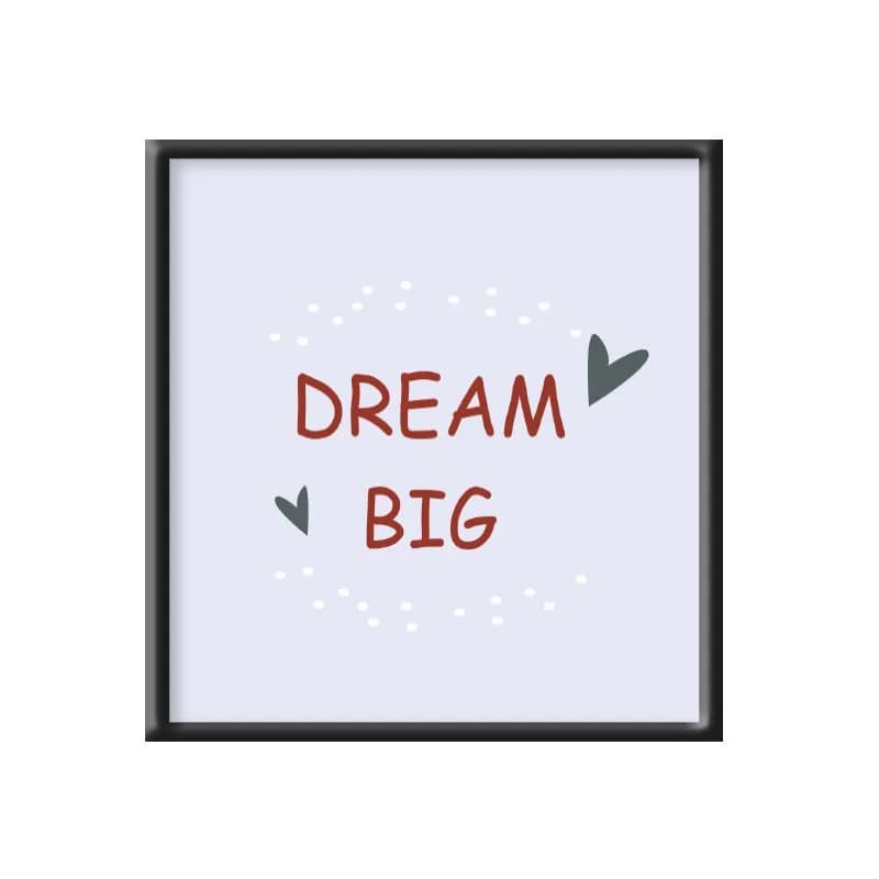 تابلو دکوراتیو اتاق کودک DREAM کد1361 — تصویر ۴