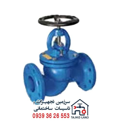 شیر فلکه سوپاپی صاف چدنی PN16 سایز 6 اینچ وگ ایران (بی همتا)