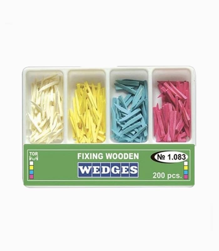 وج چوبی آناتومیک 200 عددی چهار رنگ تور وی ام – Tor Vm Wooden Wedge — تصویر ۲