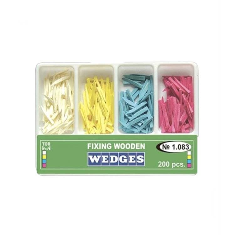 وج چوبی آناتومیک 200 عددی چهار رنگ تور وی ام – Tor Vm Wooden Wedge