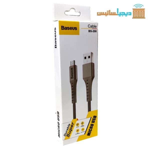 کابل شارژ میکرو یو اس بی باسئوس مدل BS-200 — تصویر ۲
