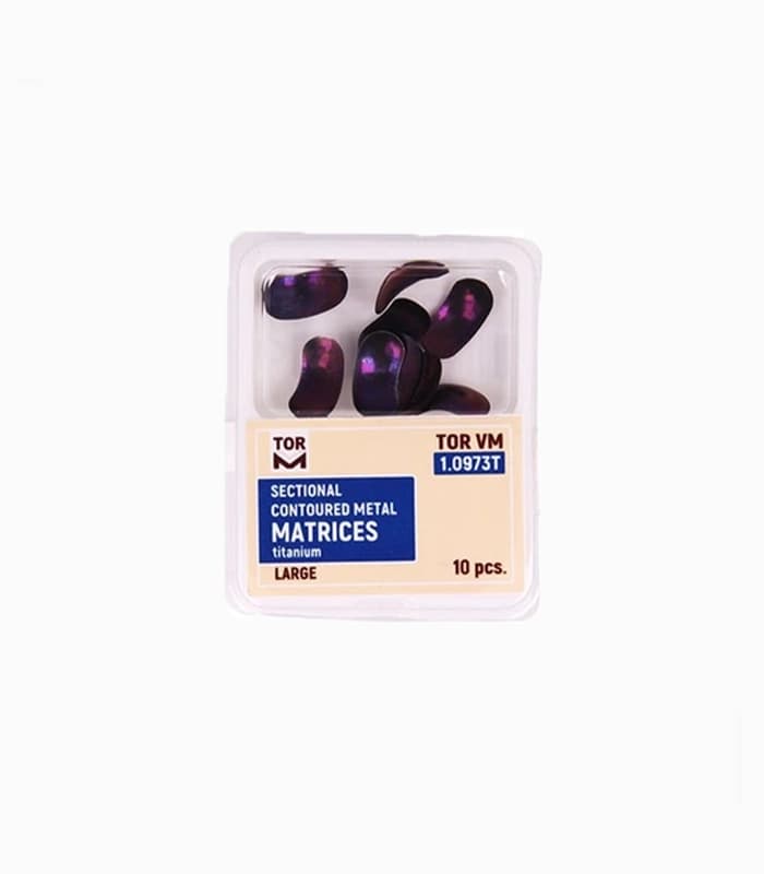 سکشنال ماتریس تک سایز 10 عددی تیتانیومی تور وی ام – Tor Vm Sectional Matrices — تصویر ۲