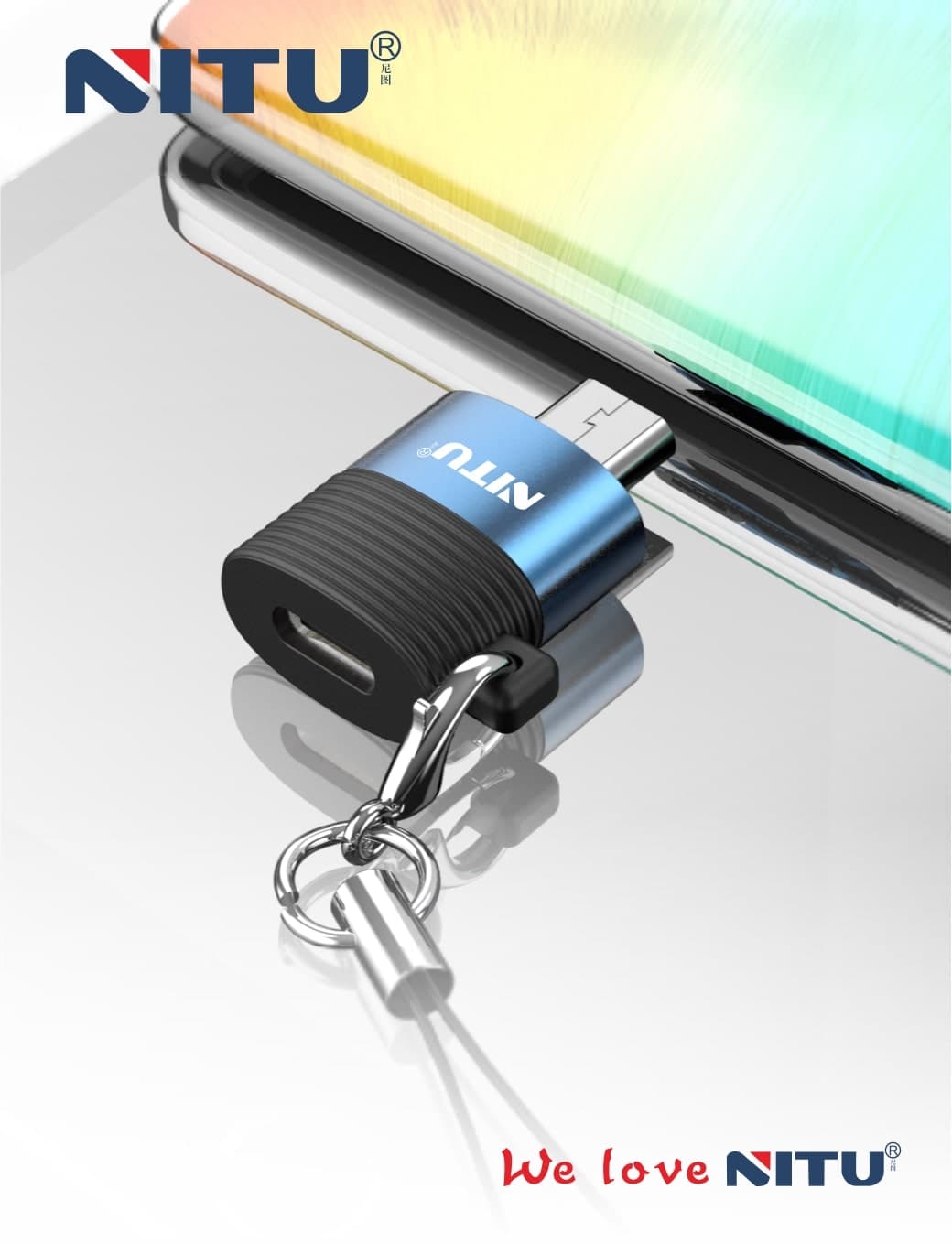تبدیل Nitu CN13 Type-C To Micro — تصویر ۳