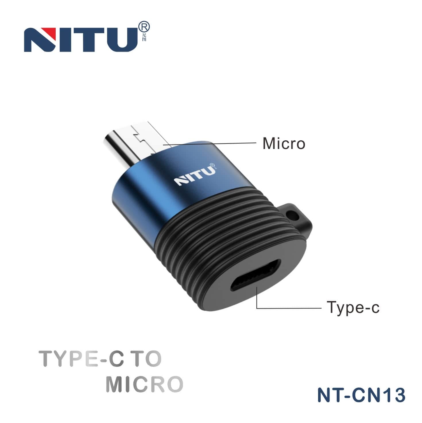 تبدیل Nitu CN13 Type-C To Micro — تصویر ۲