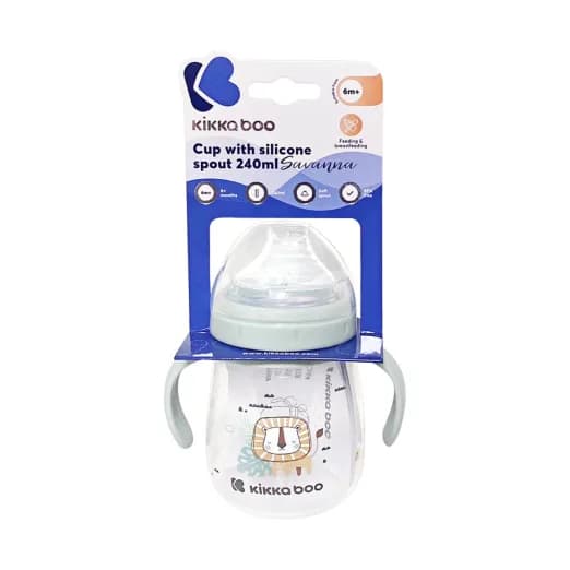 لیوان آبمیوه خوری Savanna دسته دار 240میل کیکابو Kikkaboo — تصویر ۴