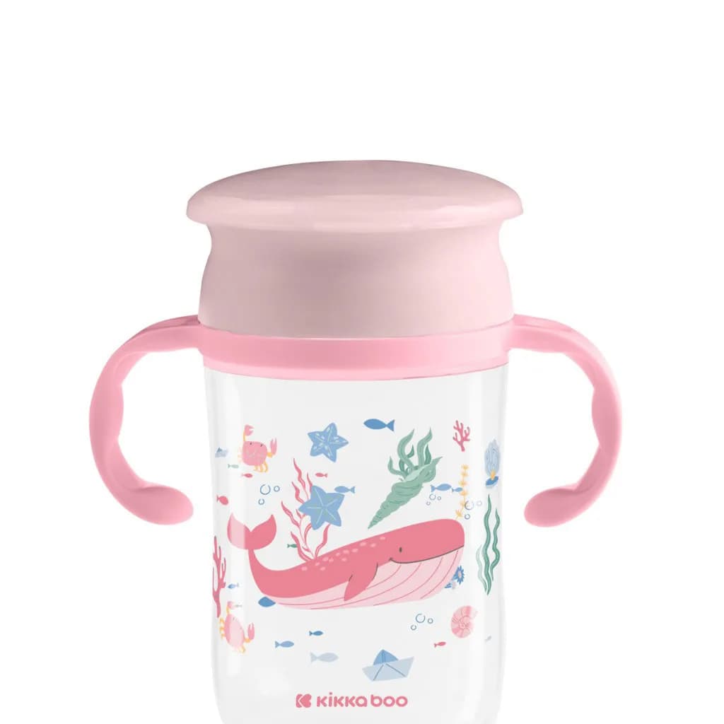 لیوان آبمیوه خوری 360درجه دسته دار 300میل کیکابو Kikkaboo — تصویر ۲