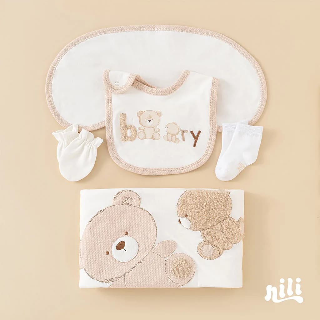 سرویس 13تکه جعبه ای طرح خرس Beary نیلی Nili — تصویر ۵