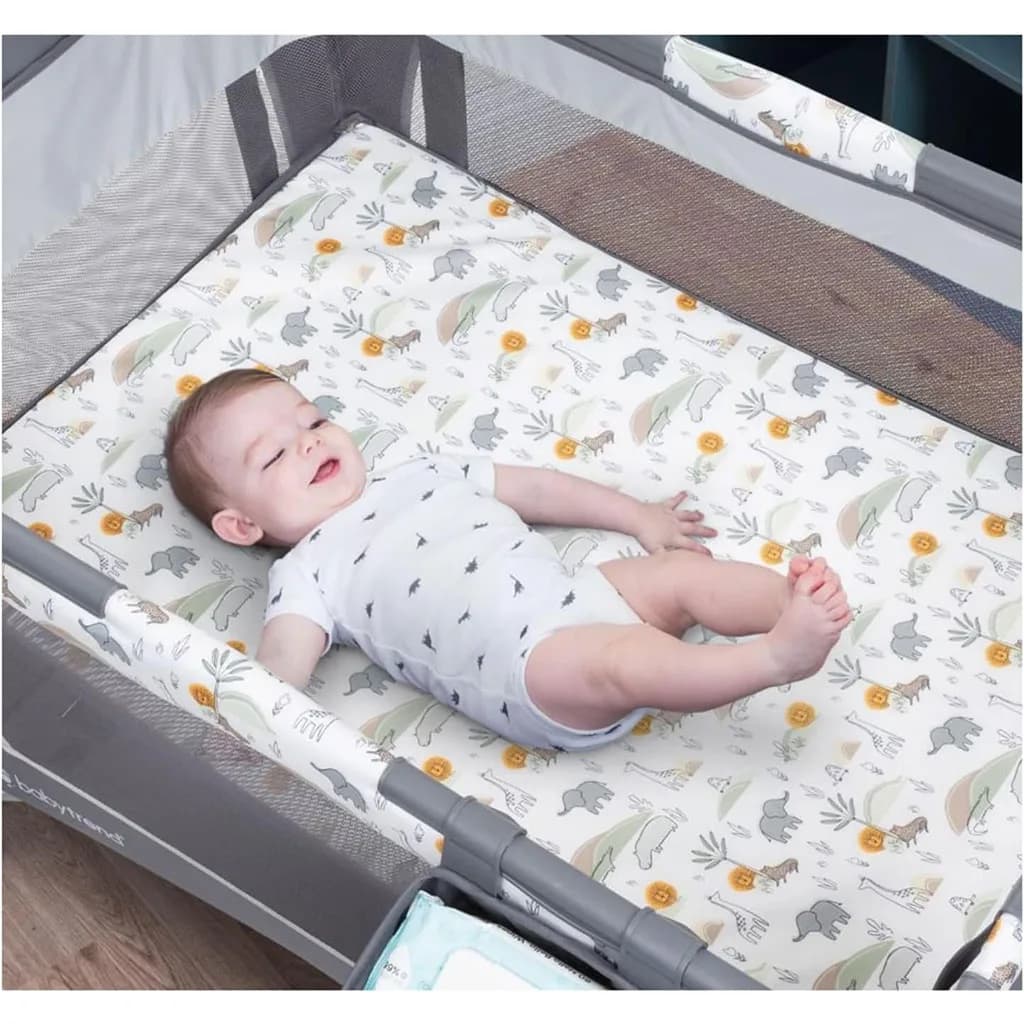 تخت پارک کودک و نوزاد طرح پروانه بیبی ترند BabyTrend — تصویر ۷