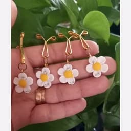 گیره روسری و شال،آویز روسری طرح گل،حلقه روسری و شال، — تصویر ۲