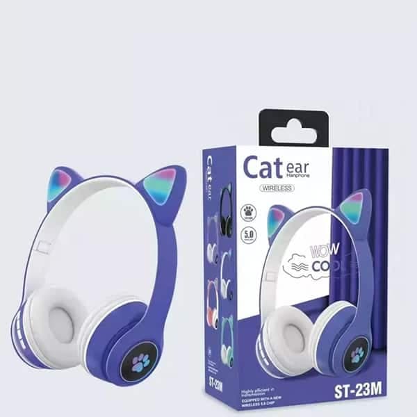 هدفون بلوتوثی گربه ای Cat Ear مدل ST-23M — تصویر ۸