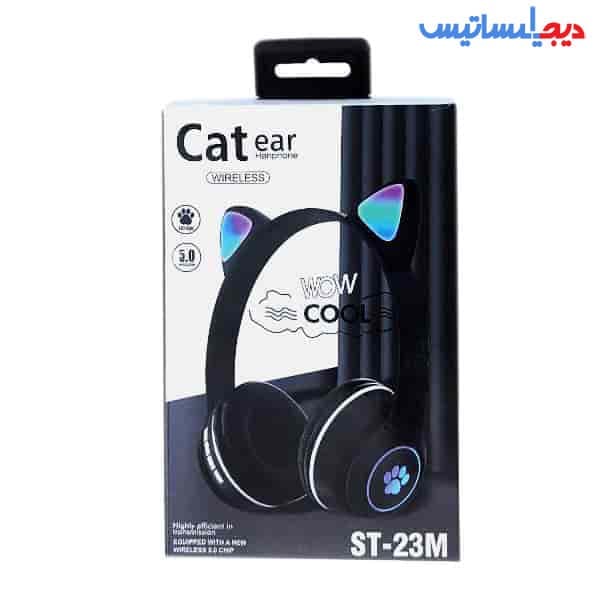 هدفون بلوتوثی گربه ای Cat Ear مدل ST-23M — تصویر ۶