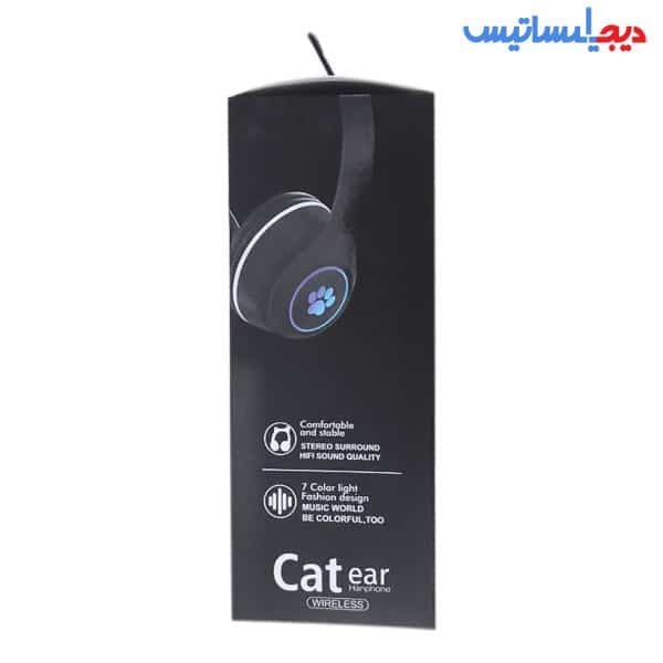 هدفون بلوتوثی گربه ای Cat Ear مدل ST-23M — تصویر ۲