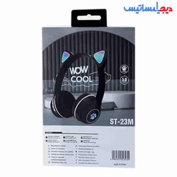 هدفون بلوتوثی گربه ای Cat Ear مدل ST-23M — تصویر ۳