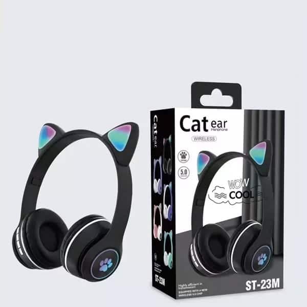 هدفون بلوتوثی گربه ای Cat Ear مدل ST-23M — تصویر ۷