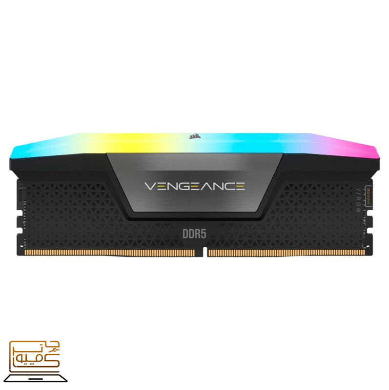 رم کامپیوتر کورسیر CORSAIR VENGEANCE RGB 32GB SINGLE 6000MHZ CL38