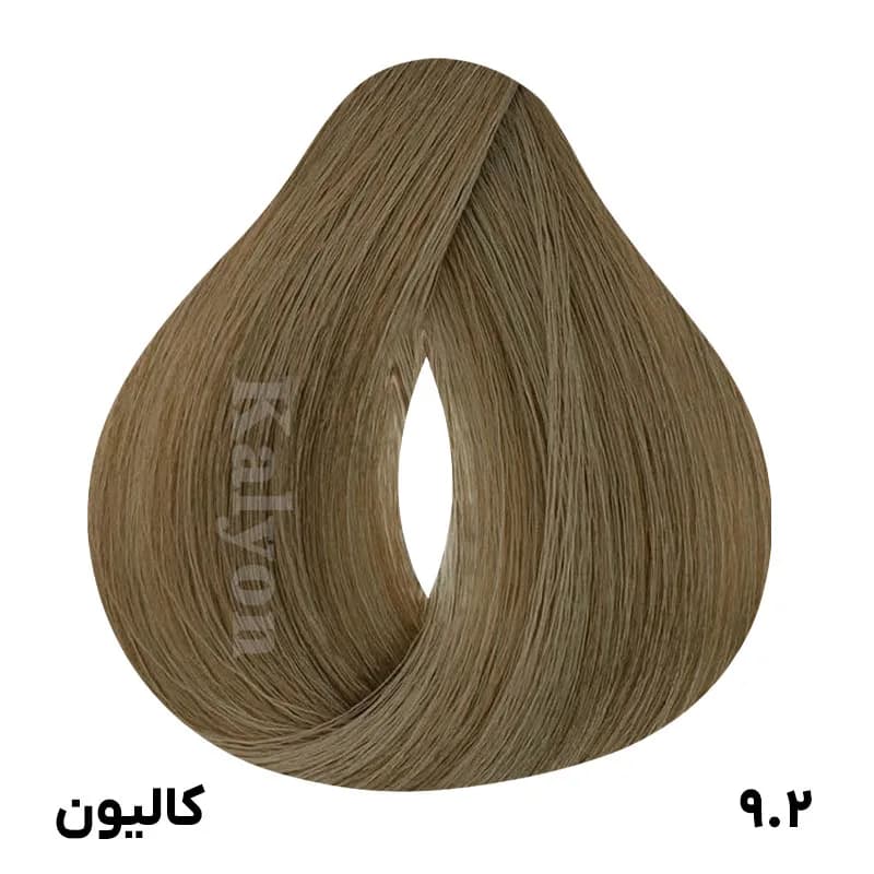 رنگ مو کالیون (9.2) M8 بلوند زیتونی خیلی روشن 125 میل — تصویر ۲