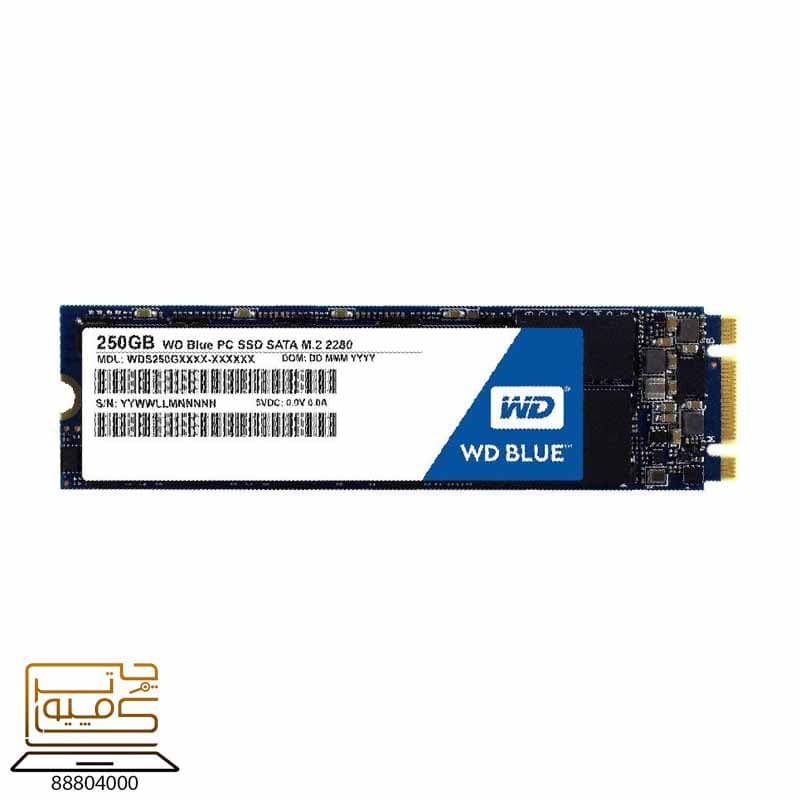 حافظه اس اس دی وسترن دیجیتال WESTERN DIGITAL NVME SN570 BLUE 250GB Gen3x4 M.2 2280