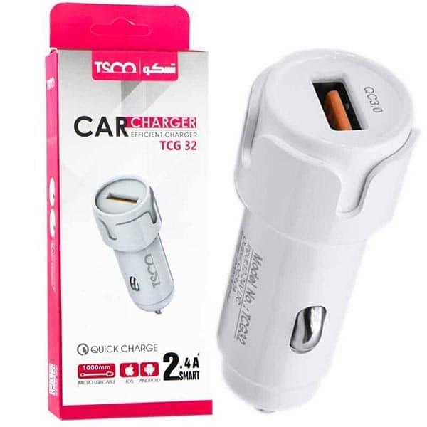 شارژر فندکی فست شارژ تسکو مدل TCG 32