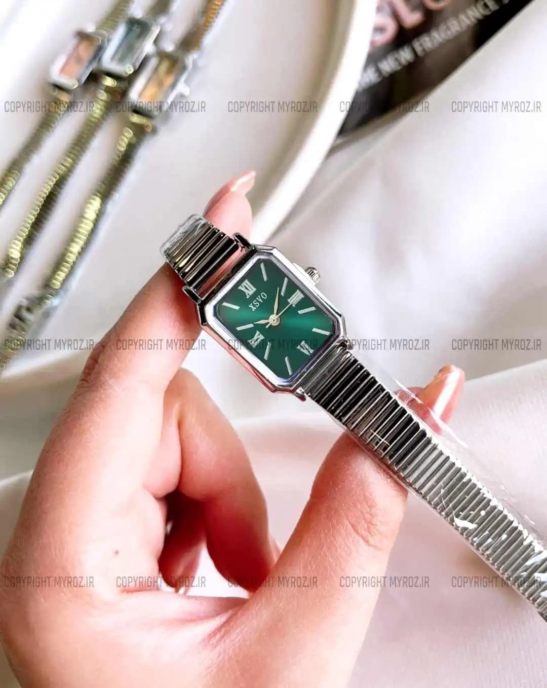 ساعت مچی زنانه ایکس وی XSVO صفحه مستطیلی کد 2625 — تصویر ۲