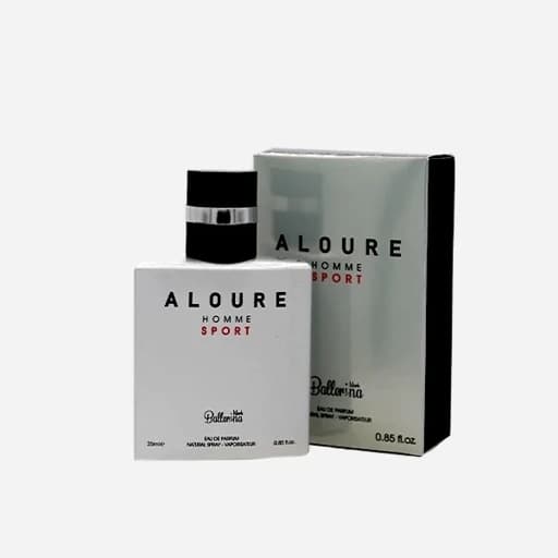 ادکلن الور هوم اسپورت aloure homme sport برند بالرینا حجم 25 میل