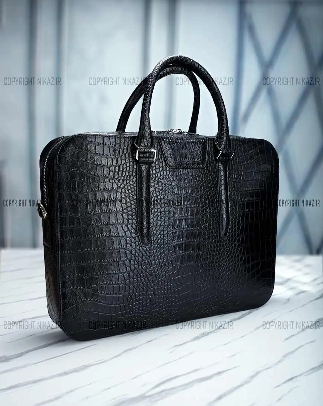 کیف اداری مردانه چرم طبیعی مدل آرتمن کد 2608 — تصویر ۲