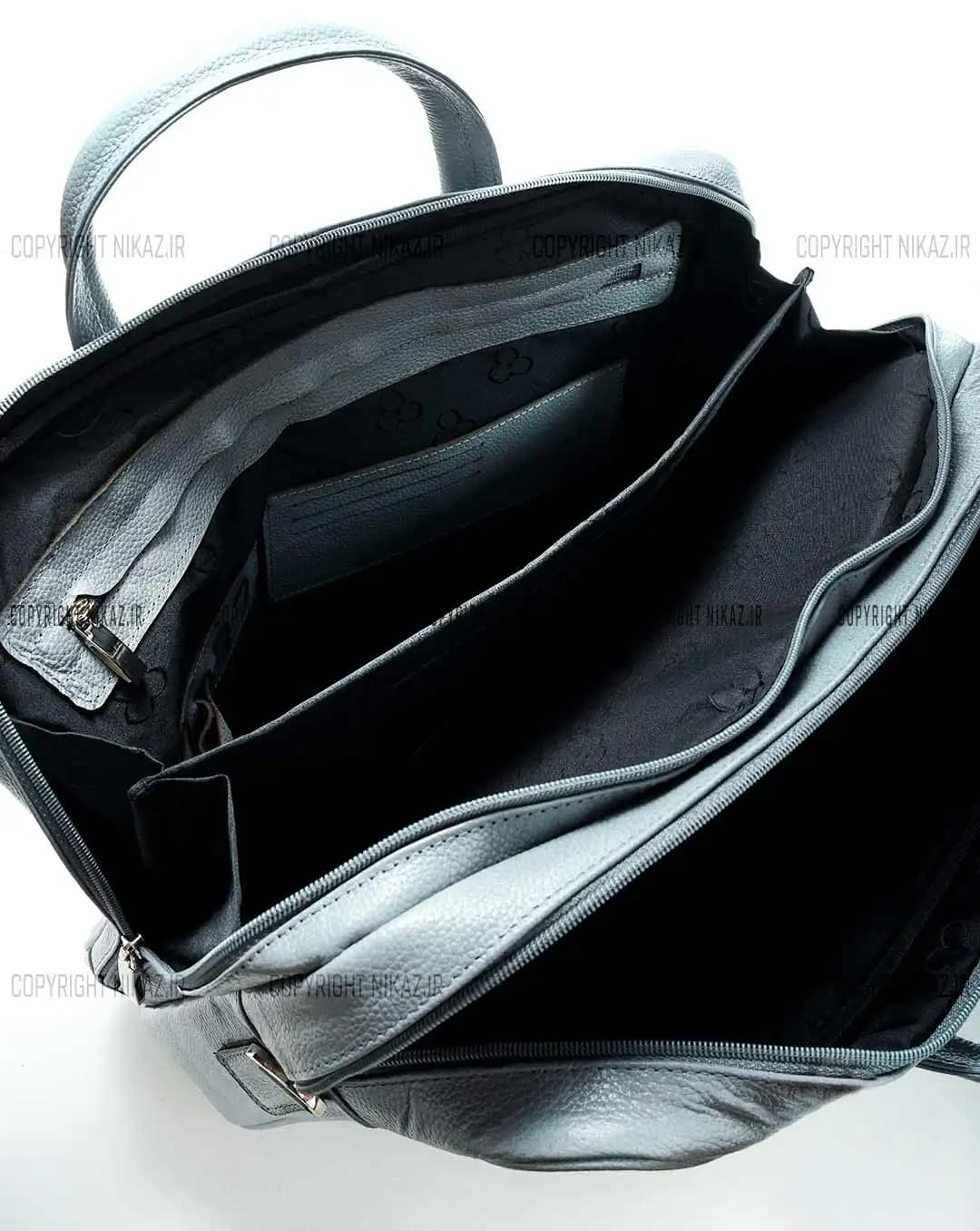 کیف اداری مردانه چرم طبیعی مدل رابین کد 2605 — تصویر ۵