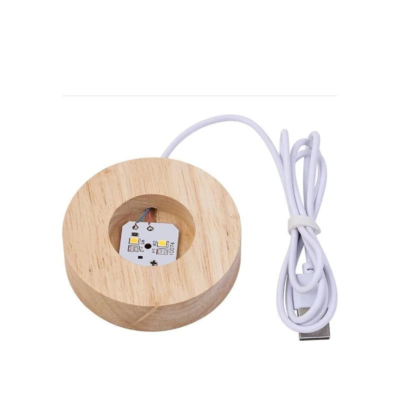 چراغ خواب طرح گوی کریستال مدل عروس دریایی — تصویر ۲