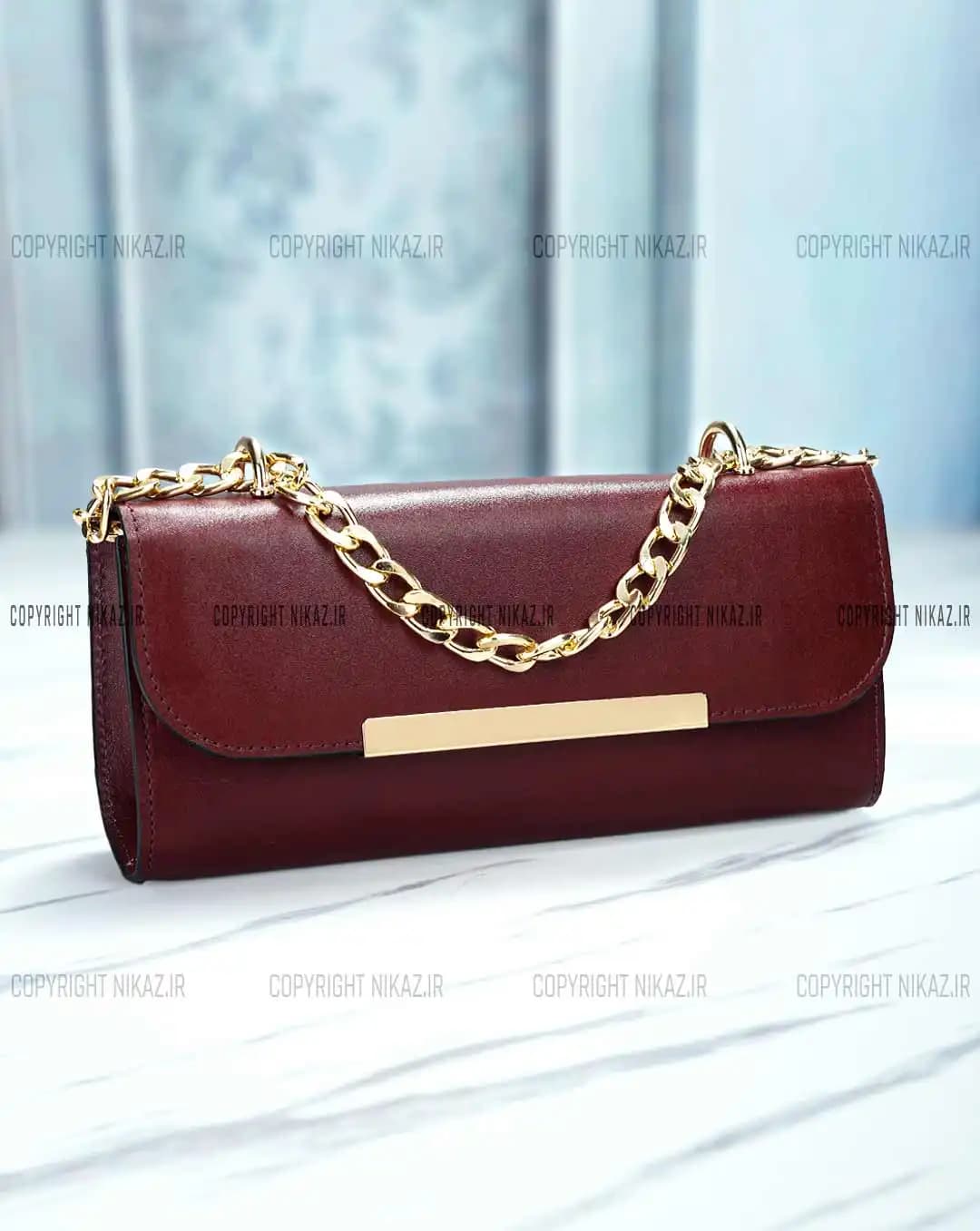 کیف دوشی زنانه چرم طبیعی مدل رامیلا کد 2589 — تصویر ۲