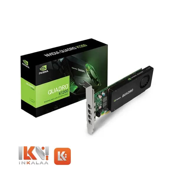 کارت گرافیک NVIDIA Quadro K1200 ظرفیت ۴ گیگابایت GDDR5 کارکرده — تصویر ۳