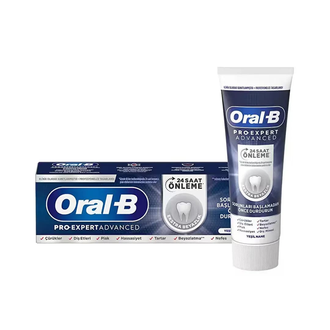 خمیر دندان اورال بی سفیدکننده مدل Pro expert advanced حجم 75میل