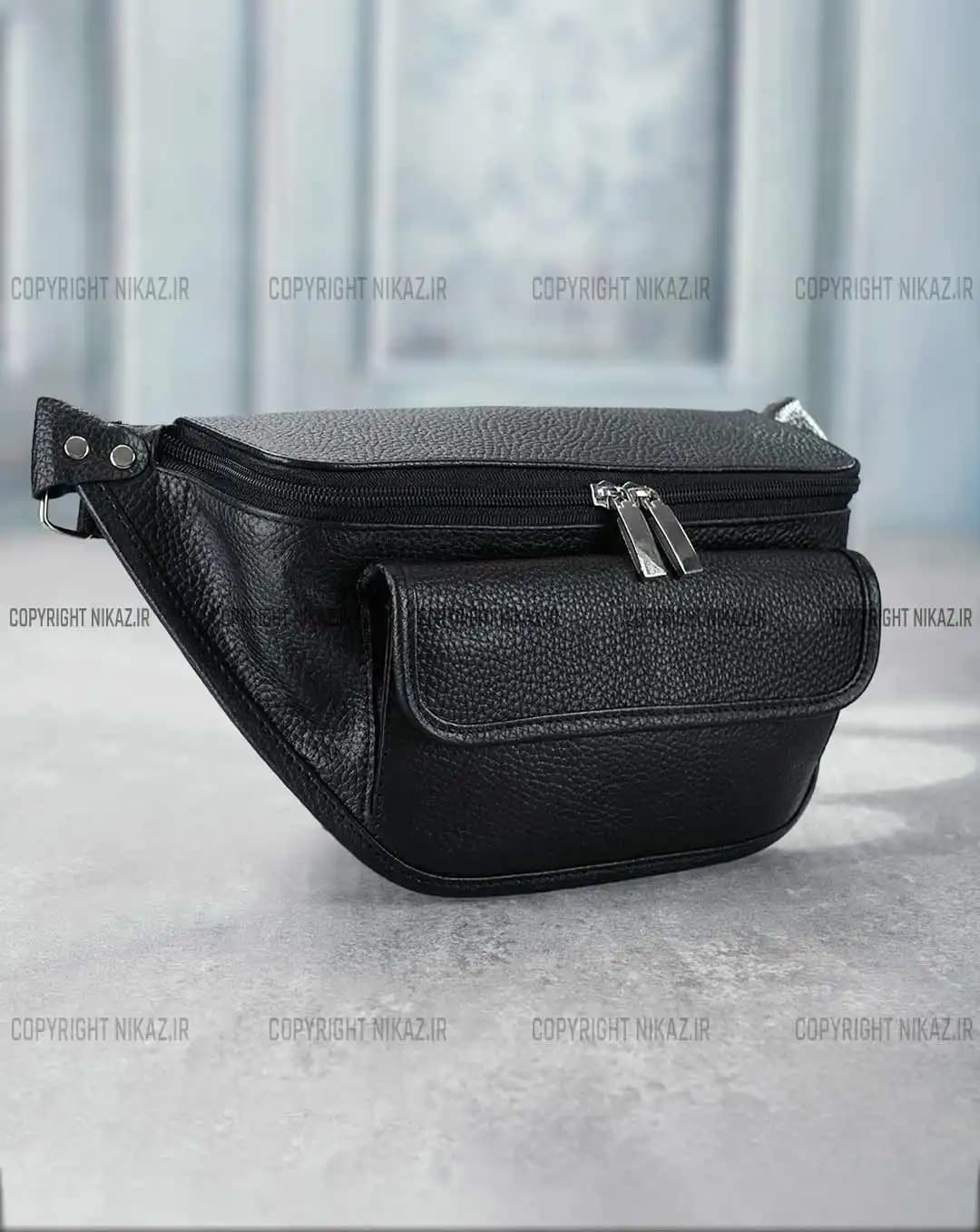 کیف کمری مردانه چرم طبیعی مدل داریا کد 2551 — تصویر ۲