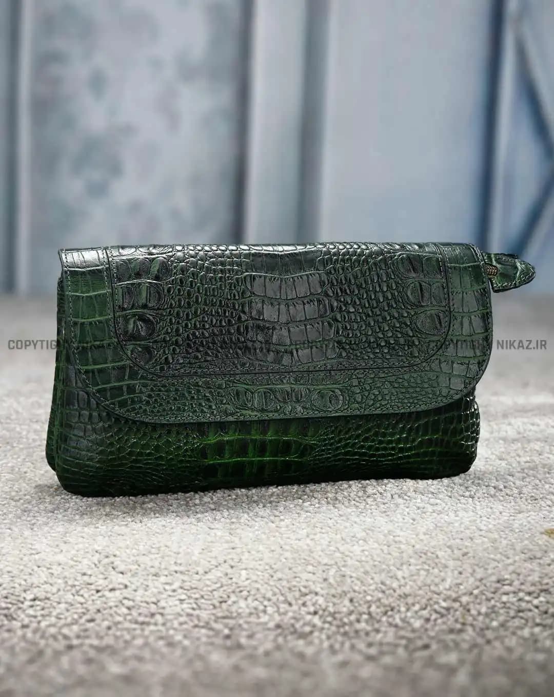 کیف دوشی زنانه چرم طبیعی مدل شیما کد 2544 — تصویر ۲