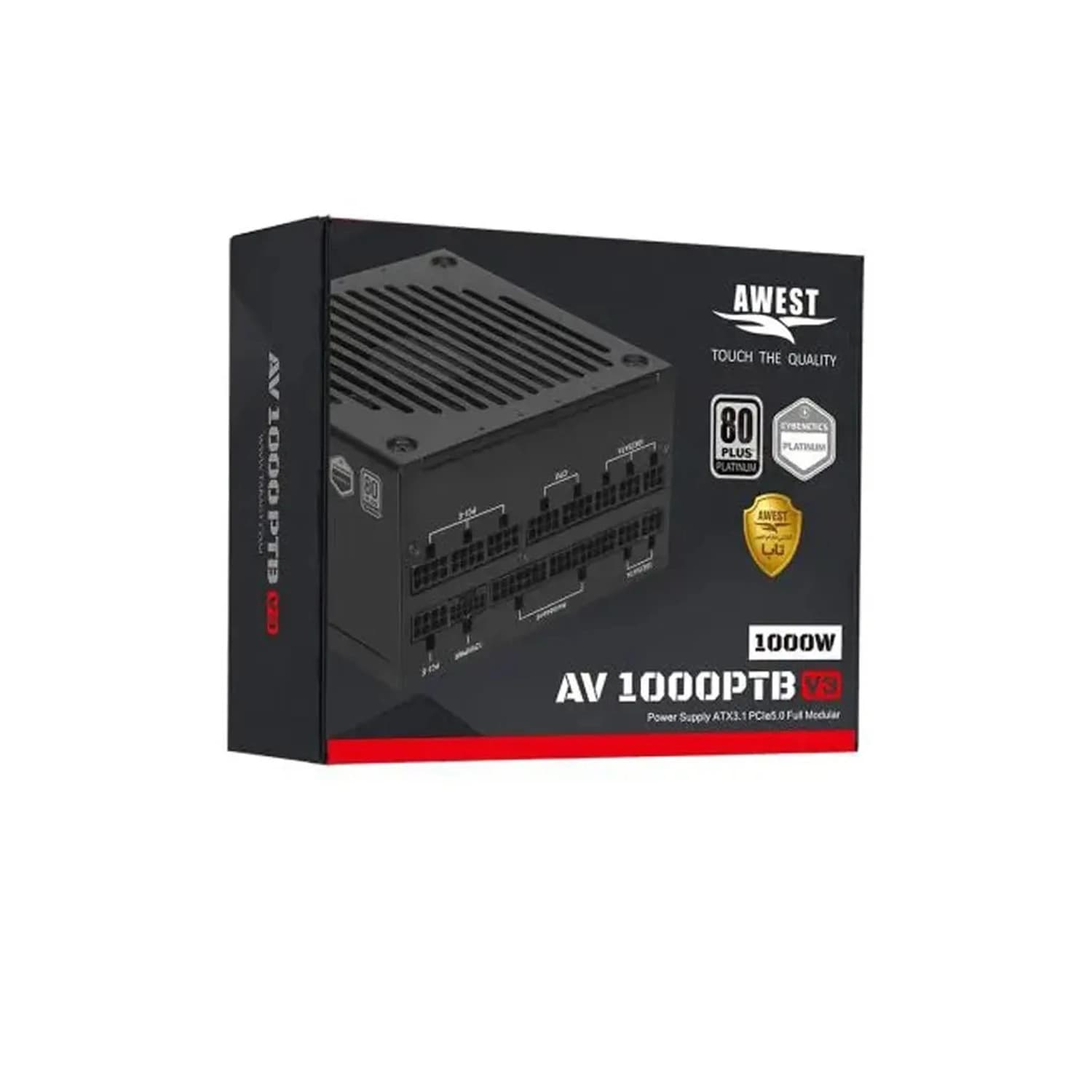منبع تغذیه اوست AV1200 PTB V3 Platinum — تصویر ۲