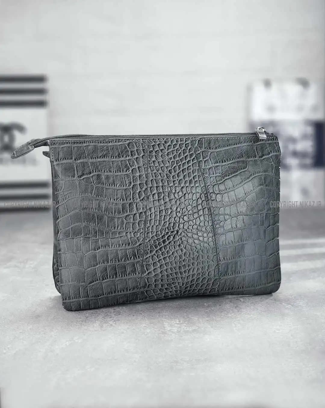 کیف دوشی زنانه چرم طبیعی مدل پریان کد 2532 — تصویر ۲