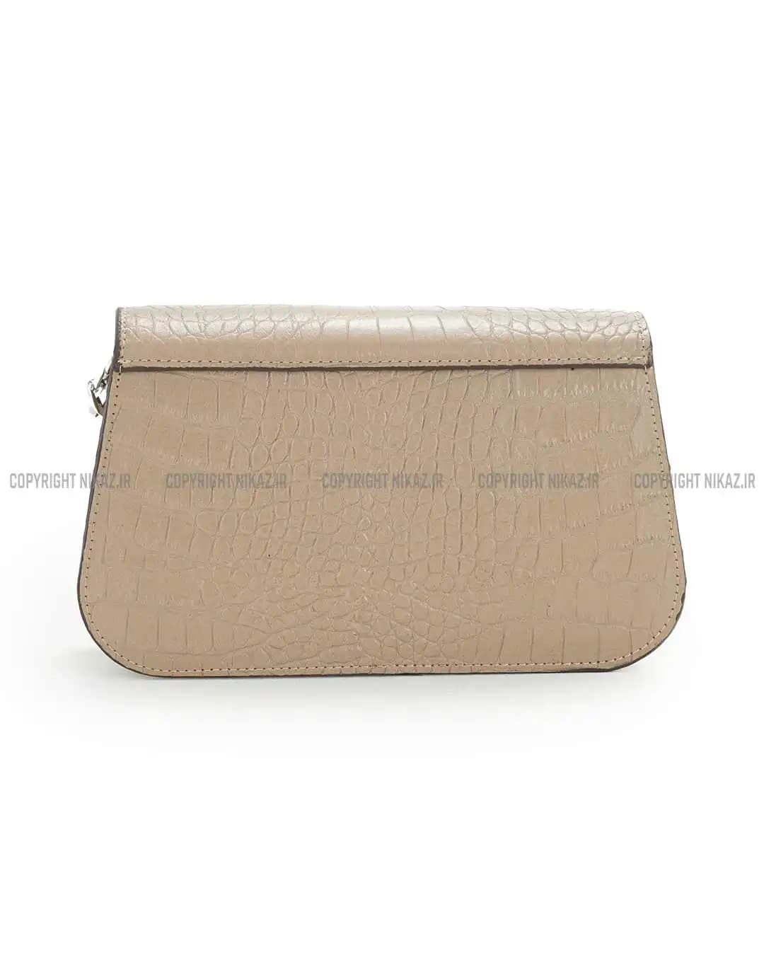 کیف دوشی زنانه چرم طبیعی مدل لیان کد 2528 — تصویر ۴