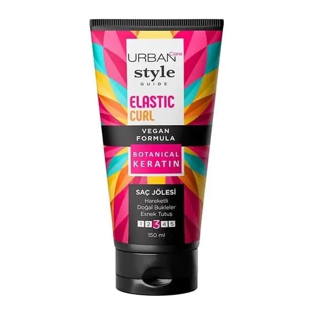 ژل مو تیوپی اوربن کر اوربان Urban Care مدل Elastic Curl موهای فر حجم 150 میل