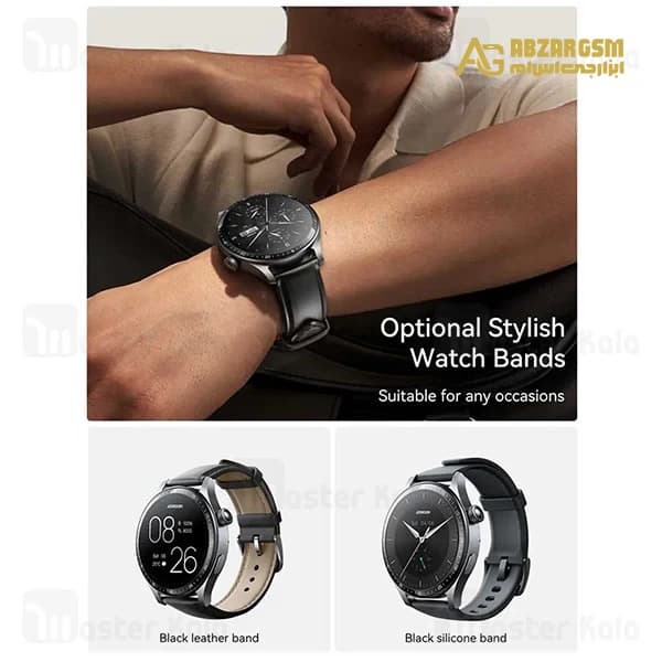 ساعت هوشمند joyroom jr-fc2 pro مشکی — تصویر ۹