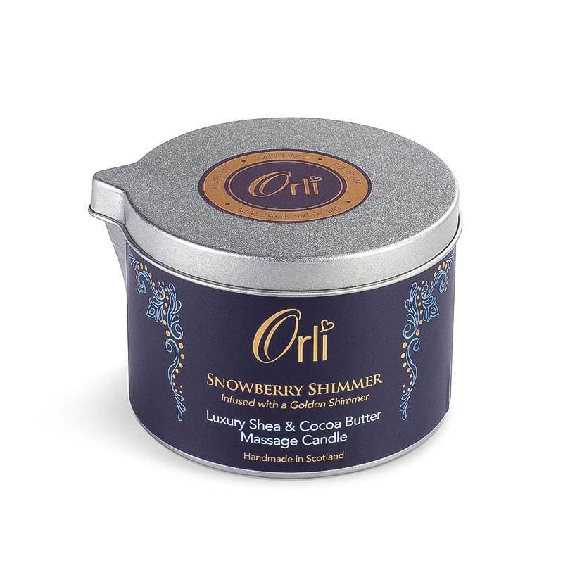 شمع ماساژ اورلی اسنوبری درخشان کننده Orli Snowberry Shimmer 160g